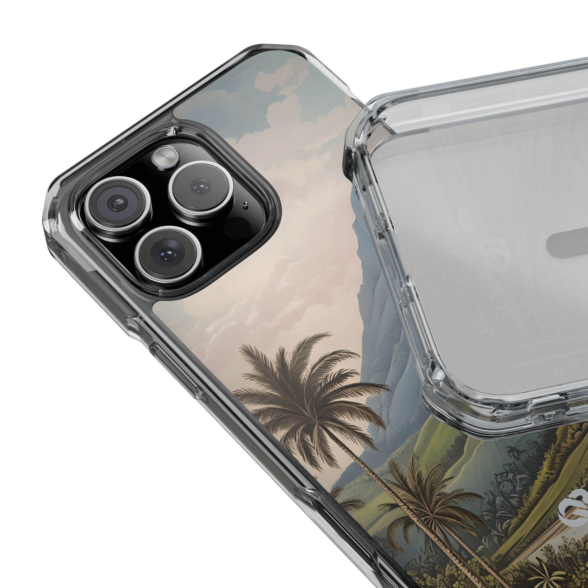 Verdant Blue Summit · Impact Coque de téléphone pour iPhone · Magsafe