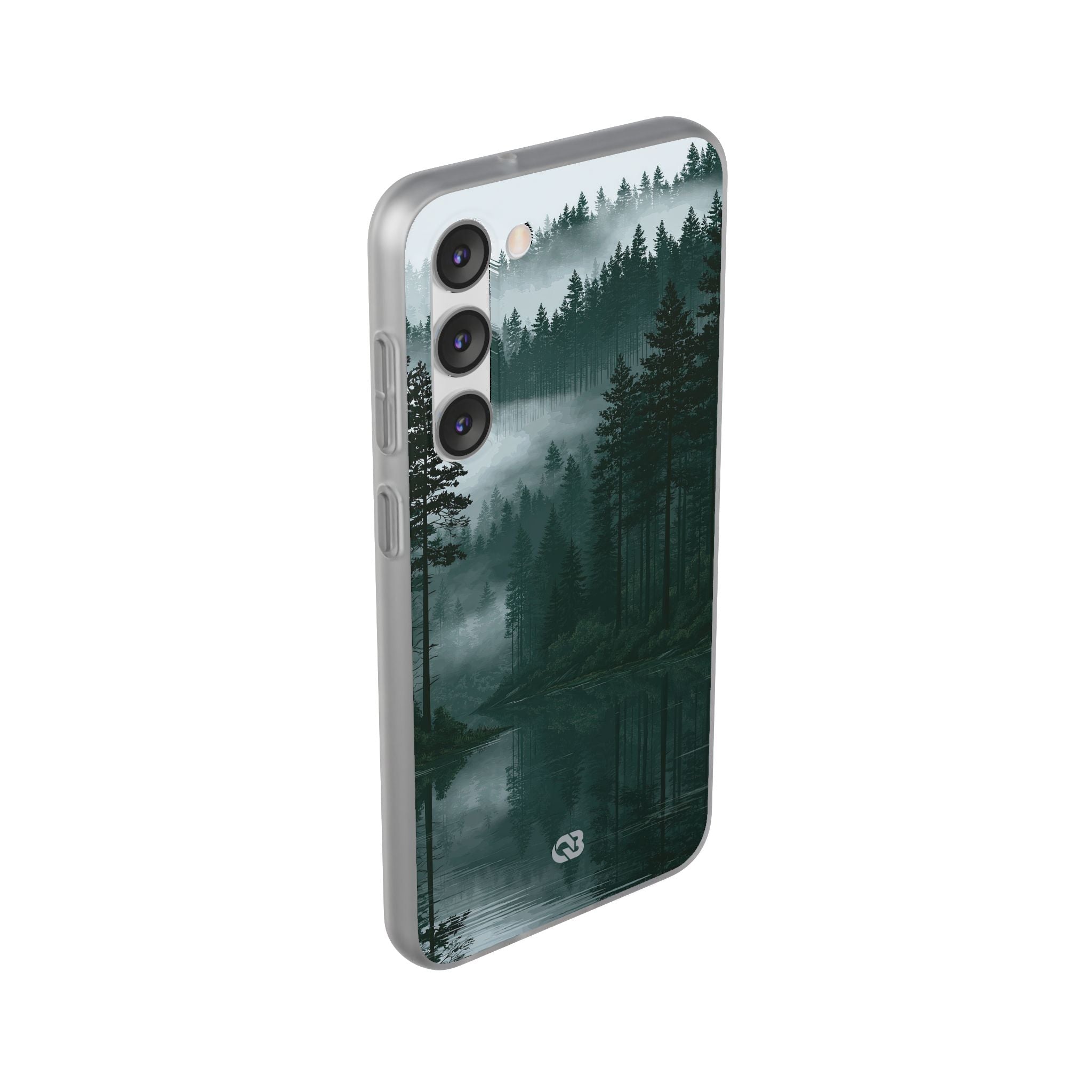 Green Lite Phone Case for Samsung - Misty Evergreen Mirror
