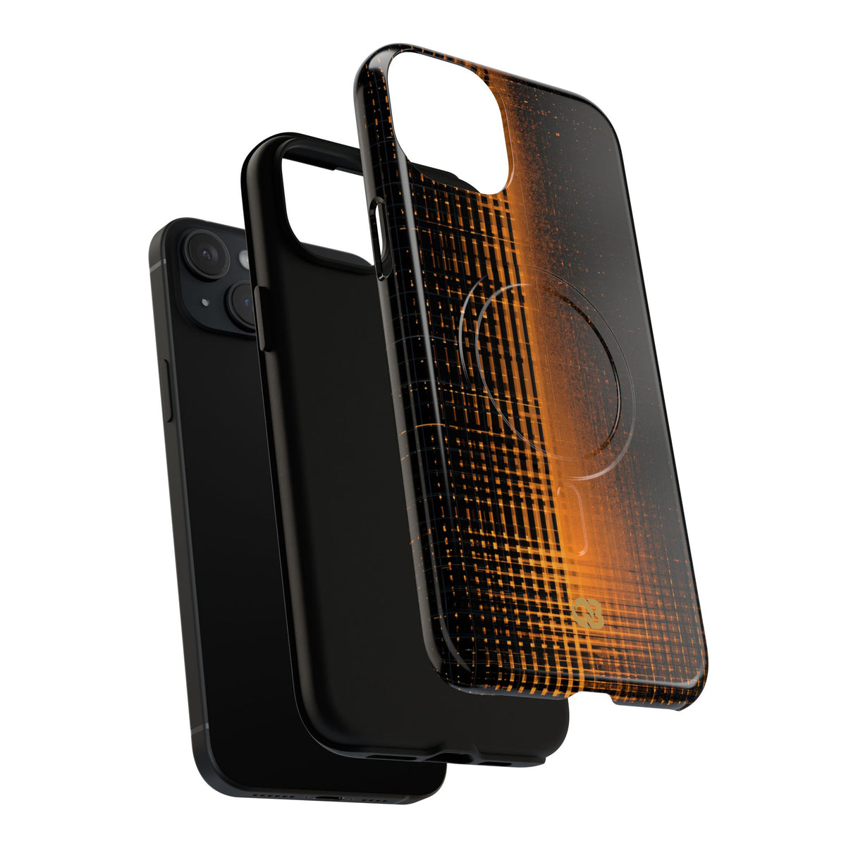 Amber Frequency · Tough 2.0 Magnetic Phone Case for iPhone · Orange