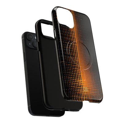 Amber Frequency · Tough 2.0 Magnetic Phone Case for iPhone · Orange