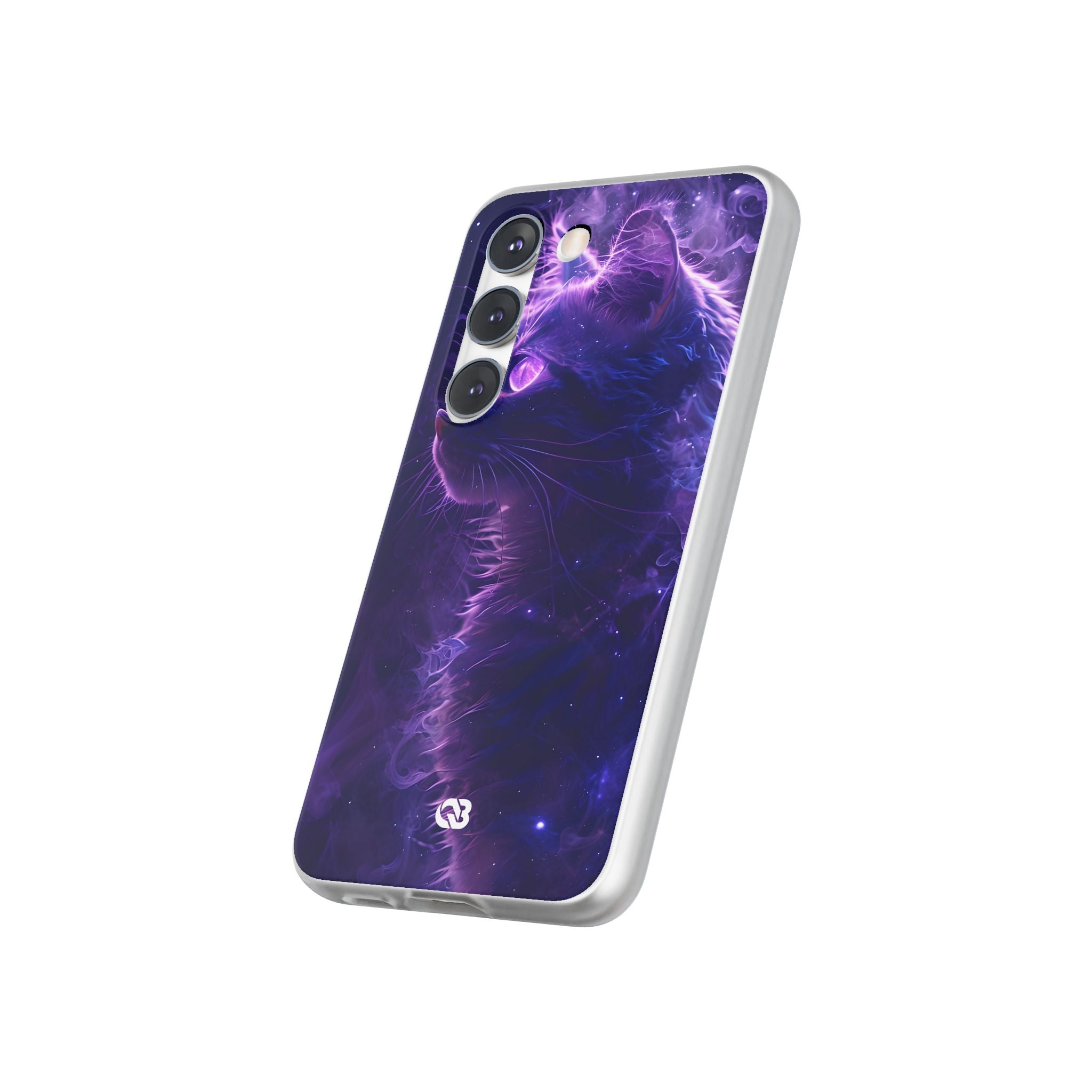 Purple Void Feline · Soft Custodia per Samsung