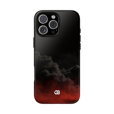 Crimson Fog Void · Tough Phone Case for iPhone · Black