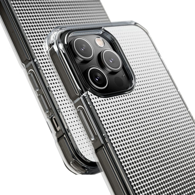Black Impact MagSafe Phone Case for iPhone - Obsidian Halftone Flux