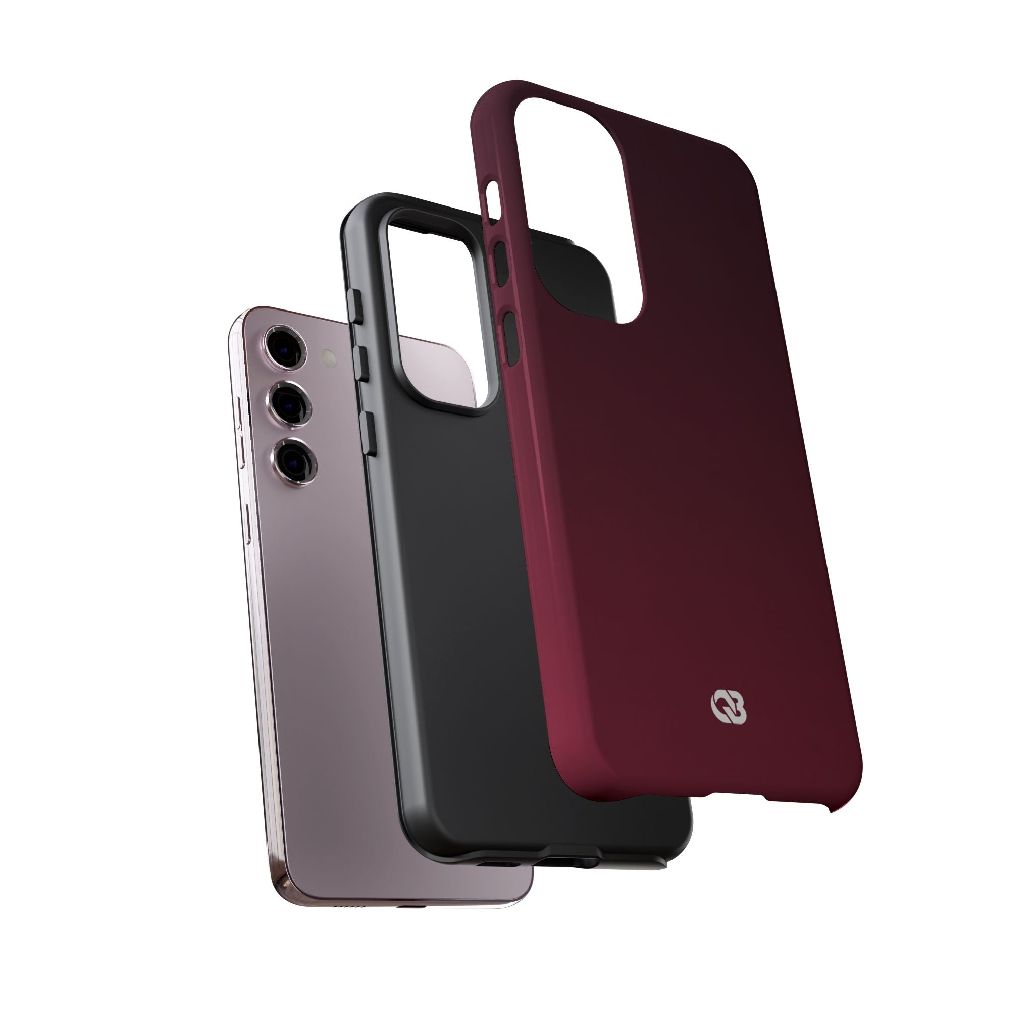 Red Tough Phone Case for Samsung - Deep Sangria Gradient