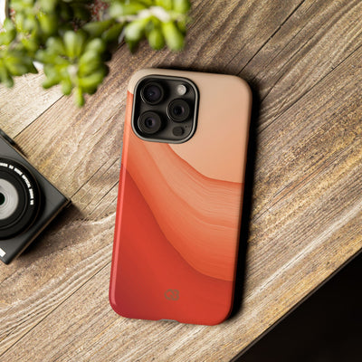 Terracotta Flow · Tough Phone Case for iPhone · Orange