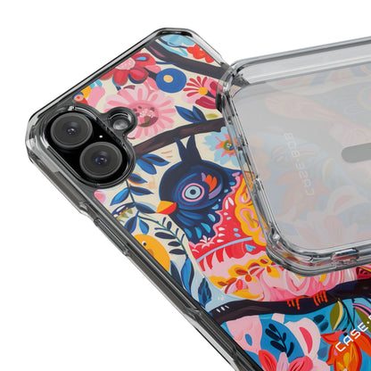 Owl Bloom iPhone 16 Plus Case - Impact