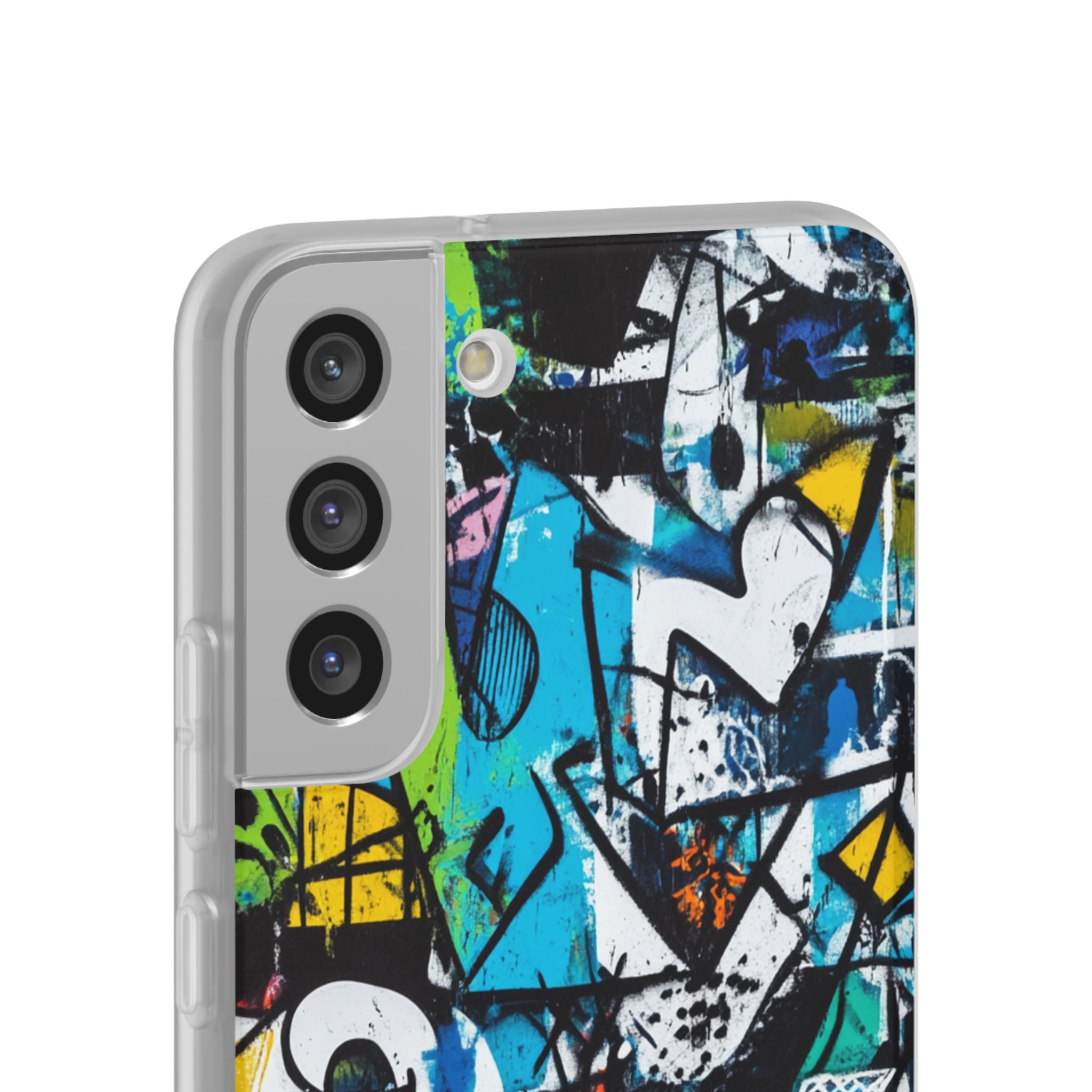 White Ripple Drift Samsung S22 Plus Case - Soft
