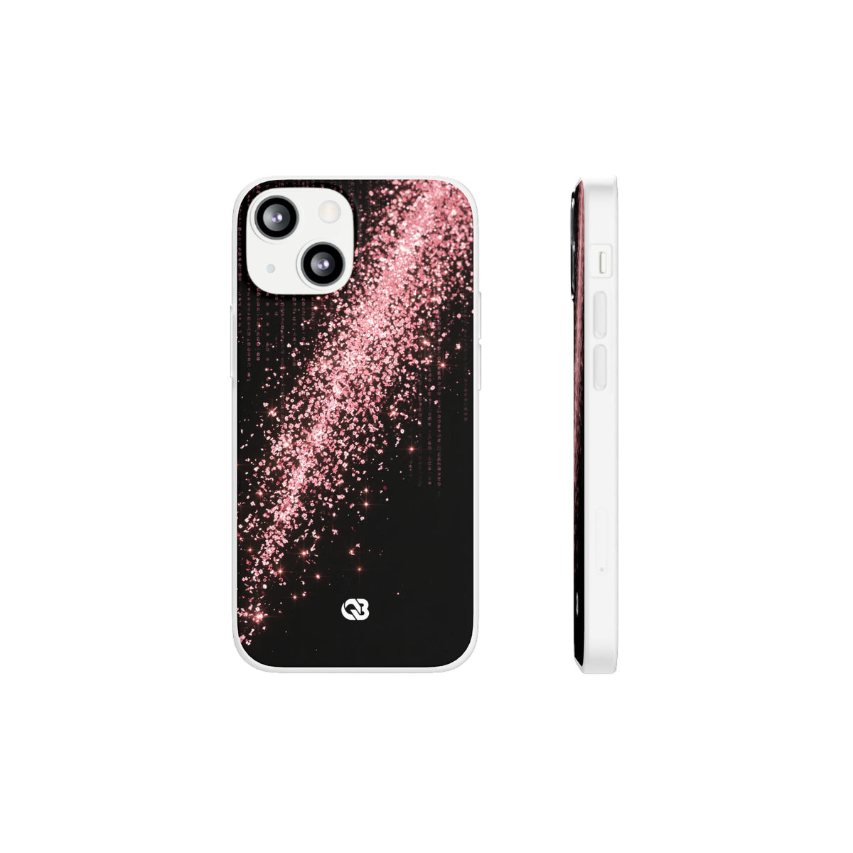 Rose Digital Cascade · Lite Phone Case for iPhone ·  Pink