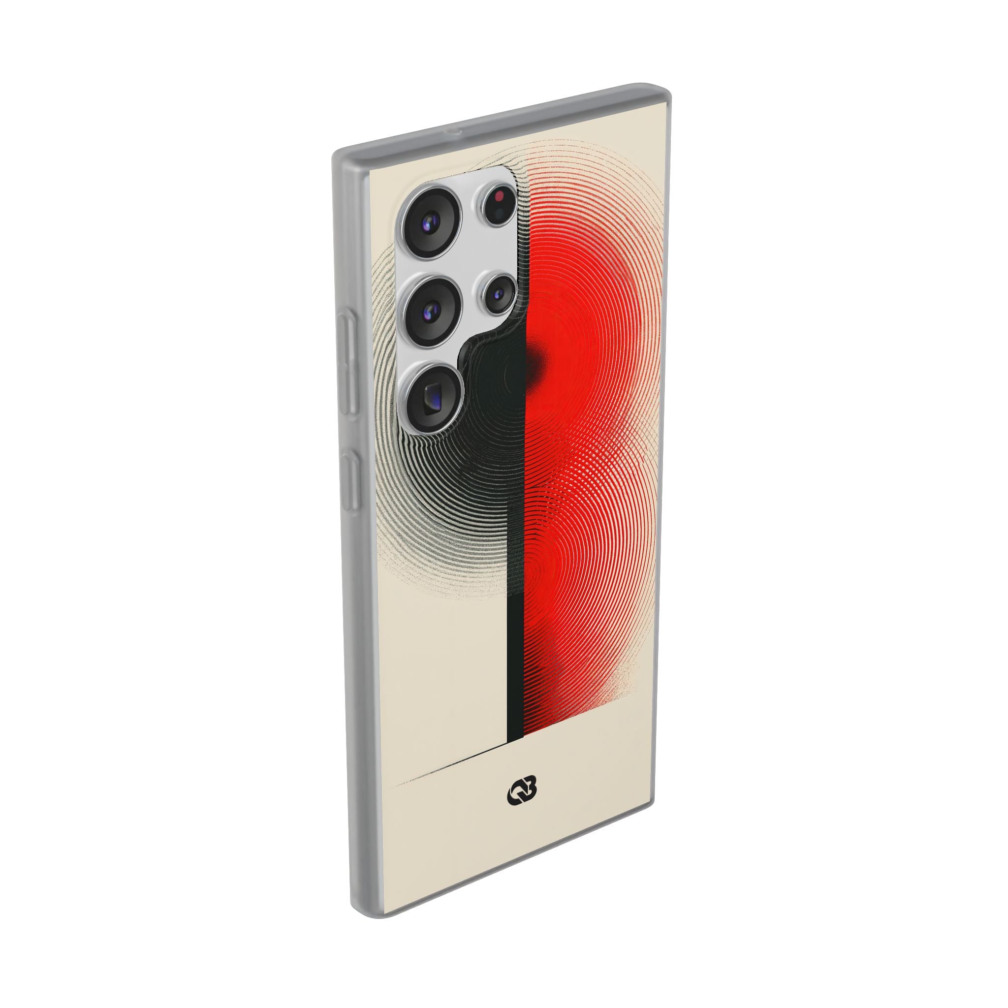 Red Lite Phone Case for Samsung - Split Signal Red