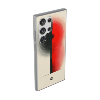 Red Lite Phone Case for Samsung - Split Signal Red