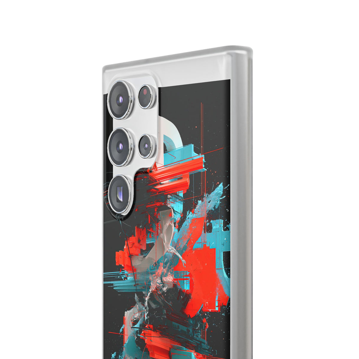 Fragmented Cyber Core · Lite Phone Case for Samsung · Black
