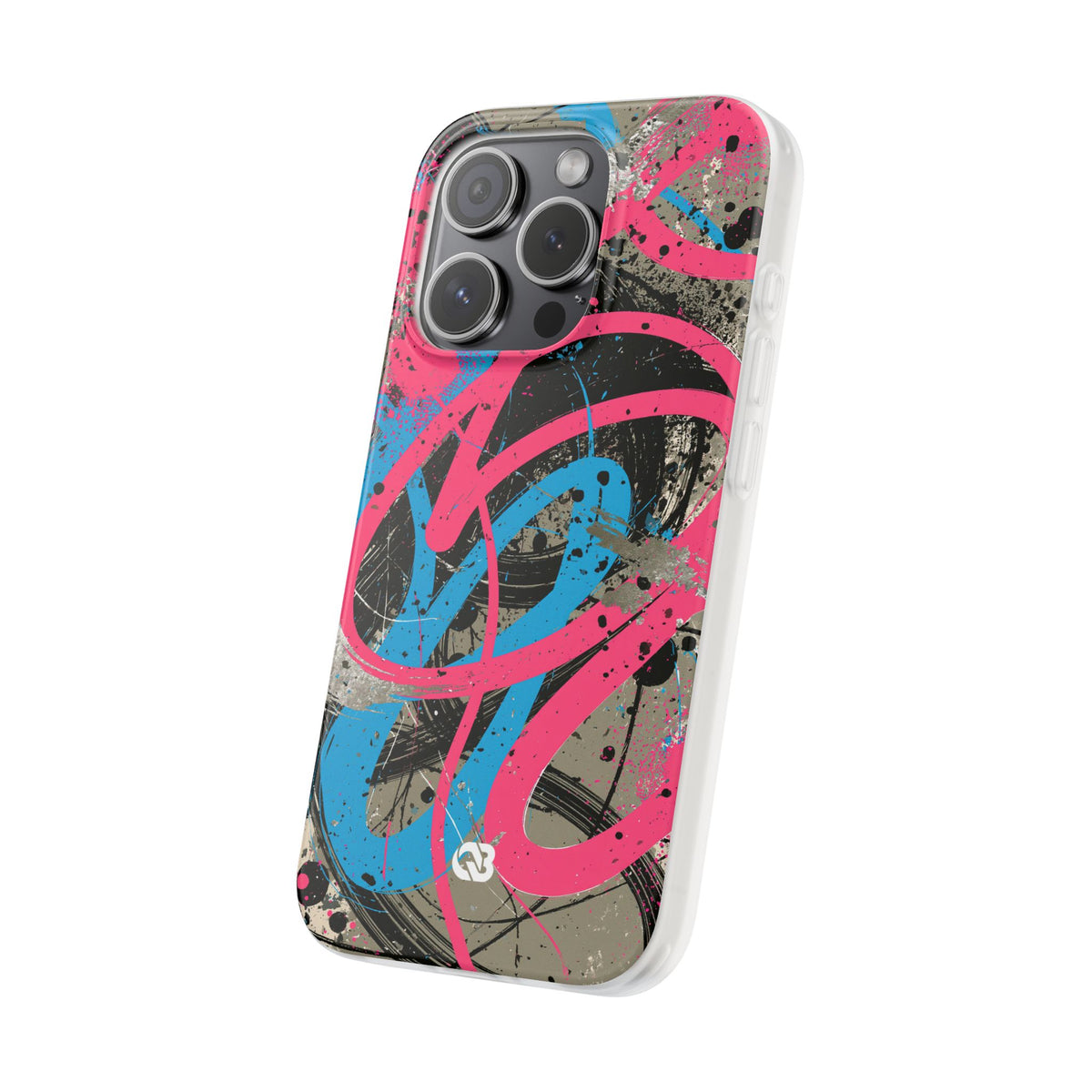 Cyber Splatter Flow · Lite Phone Case for iPhone ·  Pink