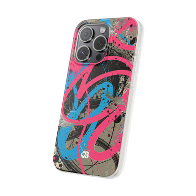Cyber Splatter Flow · Lite Phone Case for iPhone ·  Pink