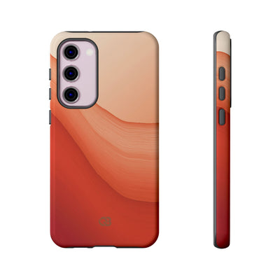 Terracotta Flow · Tough Phone Case for Samsung · Orange