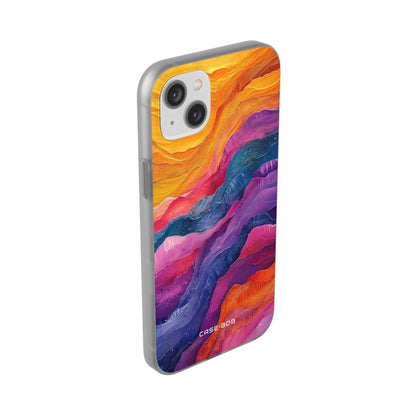 Vibrant Flow iPhone 14 Plus Case - Soft