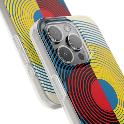 Blue Lite Phone Case for iPhone - Primary Circuit Orbit