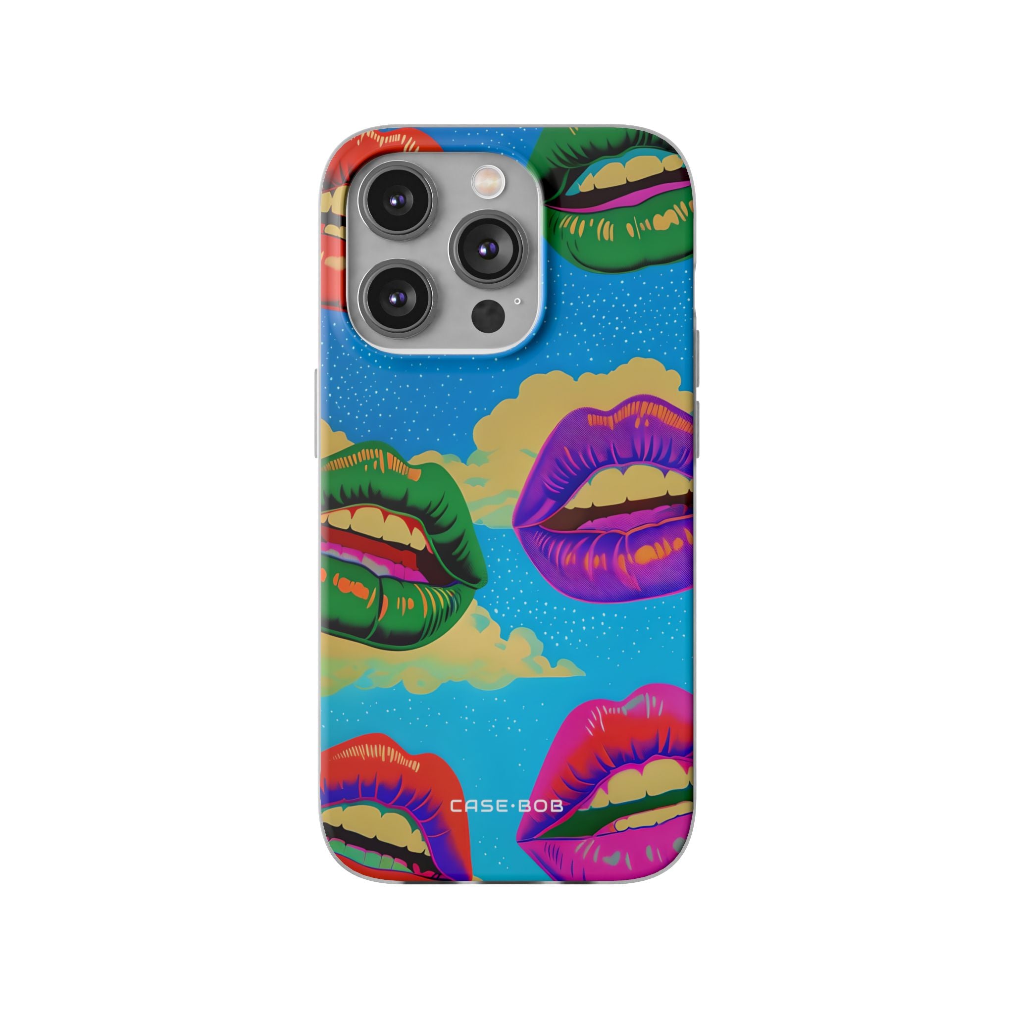 Bunte Lipscape iPhone 14 Pro Case - Soft
