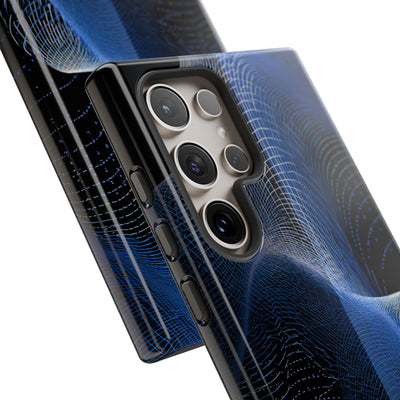 Blue Tough Phone Case for Samsung - Electric Blue Flux