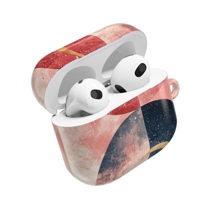 Golden Crescents Crimson - AirPods Case