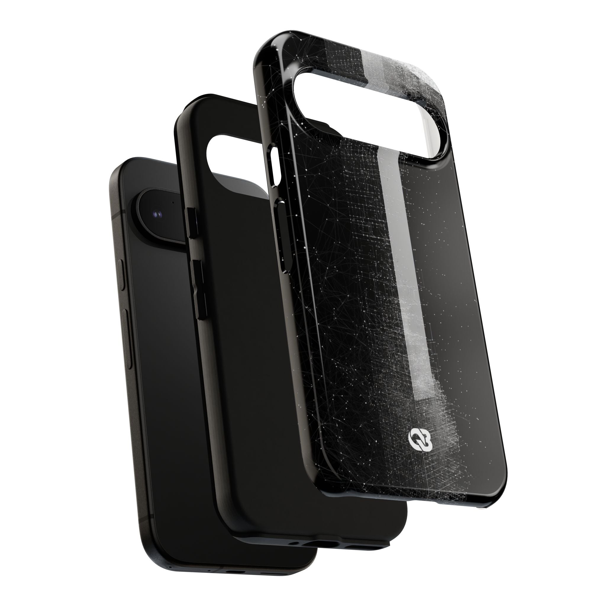 Black Tough Phone Case for Google Pixel - Vector Core Monolith