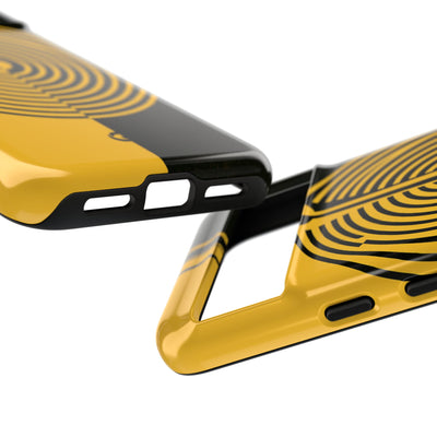 Yellow Tough Phone Case for Google Pixel - Voltage Sector Pulse