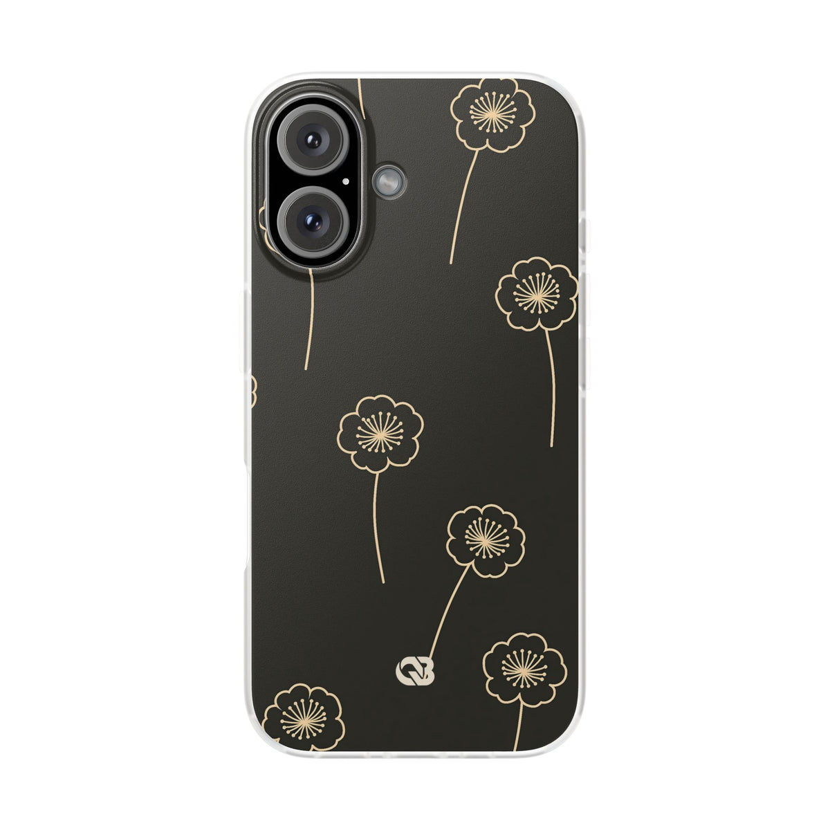 Nocturne Bloom Contours · Lite Phone Case for iPhone ·  Black