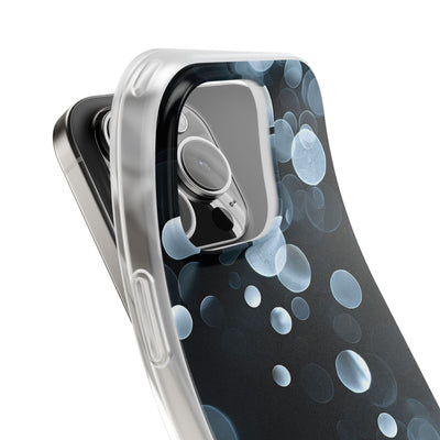 Black Lite Phone Case for iPhone - Silver Orbit Glow