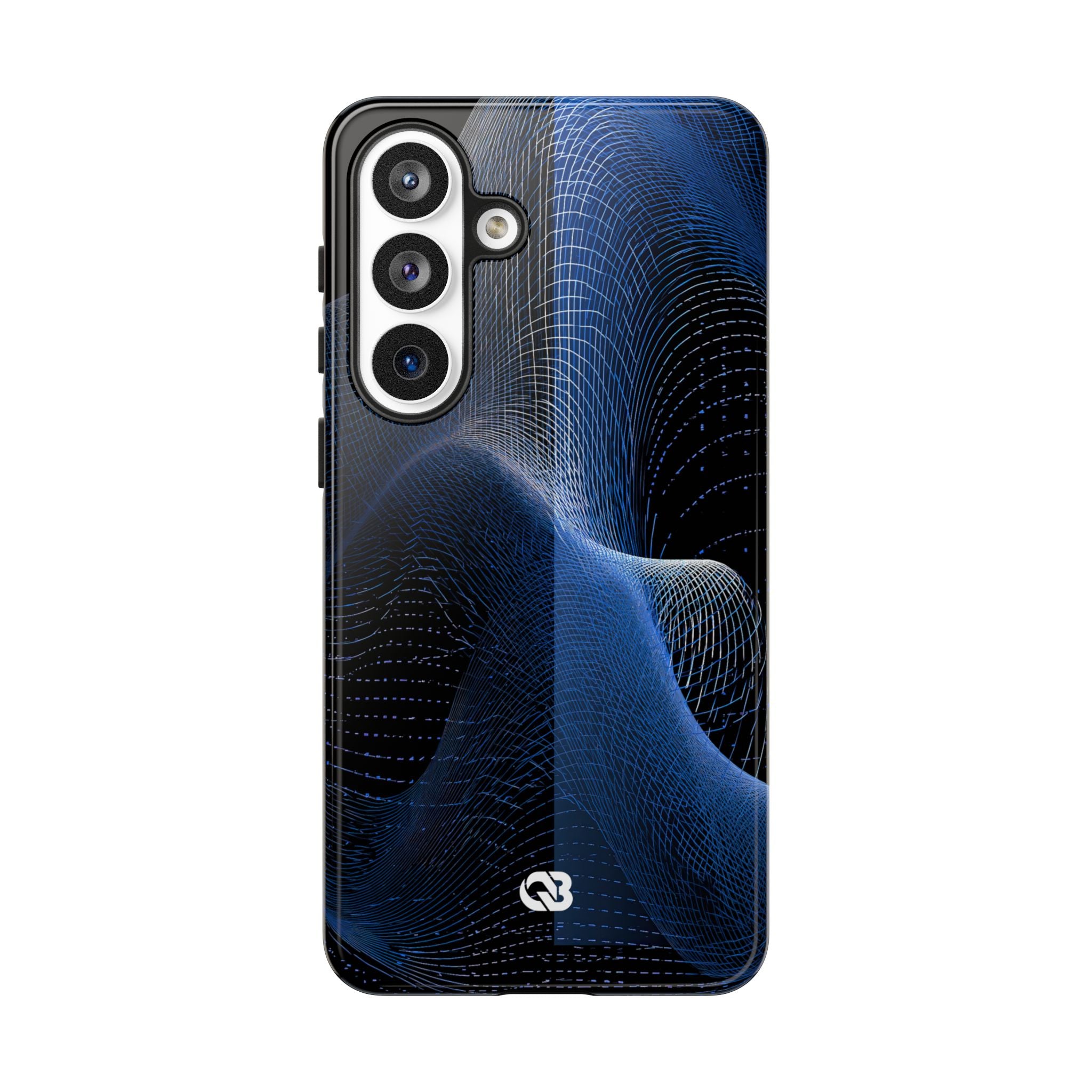 Blue Tough Phone Case for Samsung - Electric Cobalt Topo