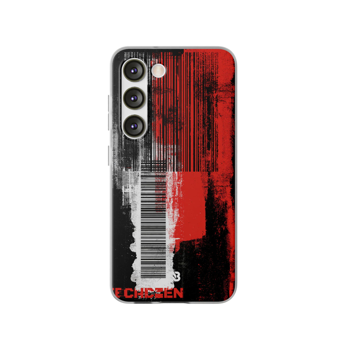 Distorted Barcode · Lite Phone Case for Samsung · Black