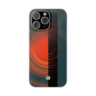 Teal Lite Phone Case for iPhone - Burnt Slate Radial