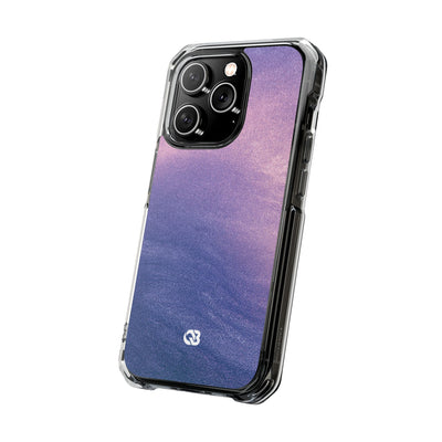 Ethereal Violet Glow · Clear Impact Magnetic Phone Case for iPhone · Purple