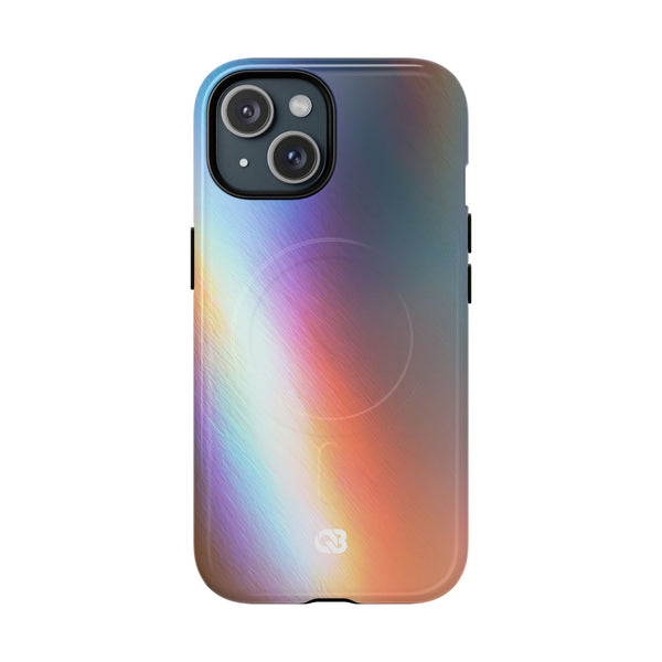 Prismatic Ray · Tough 2.0 Magnetic Phone Case for iPhone · Blue