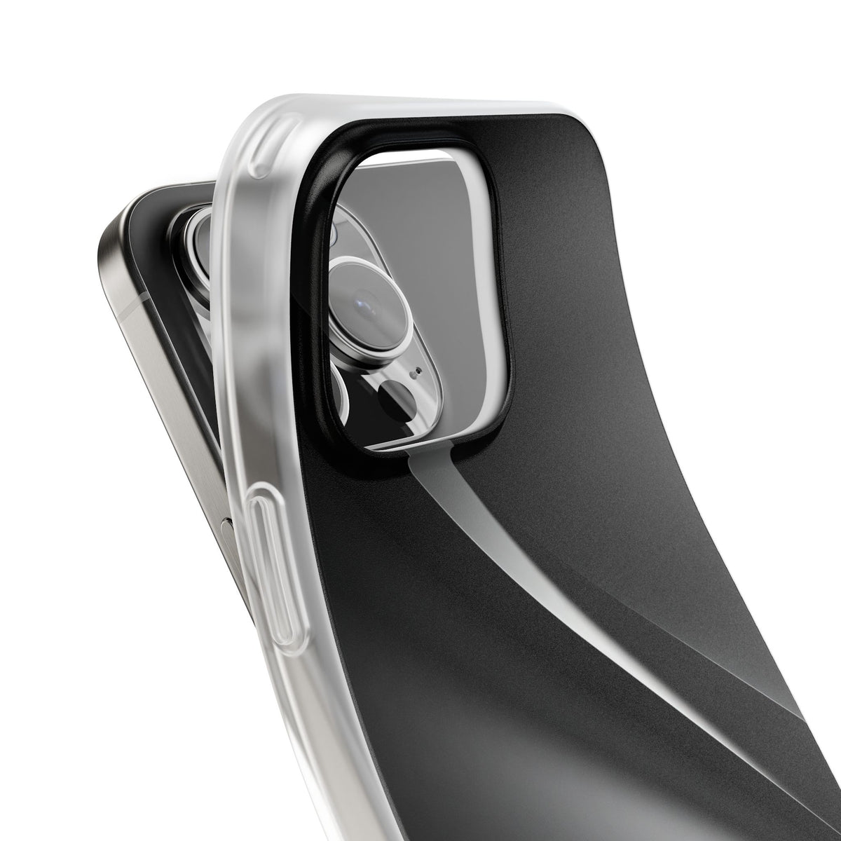 Obsidian Ridge · Lite Phone Case for iPhone ·  Black