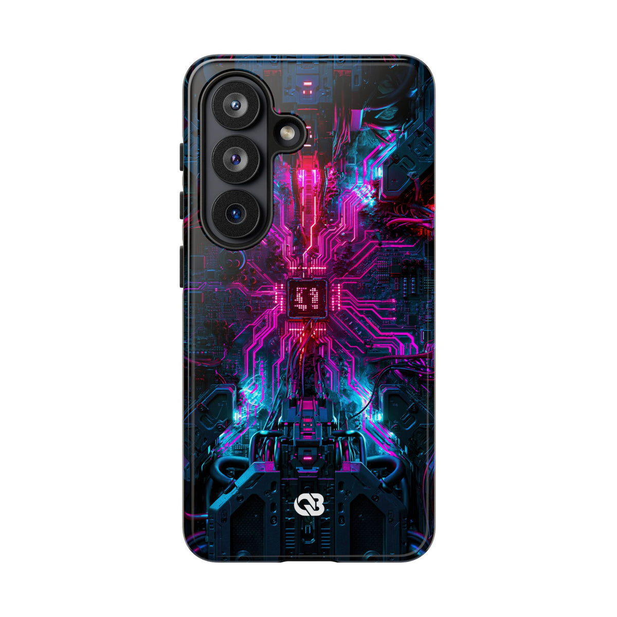 Neural Circuit Core · Tough Phone Case for Samsung · Black