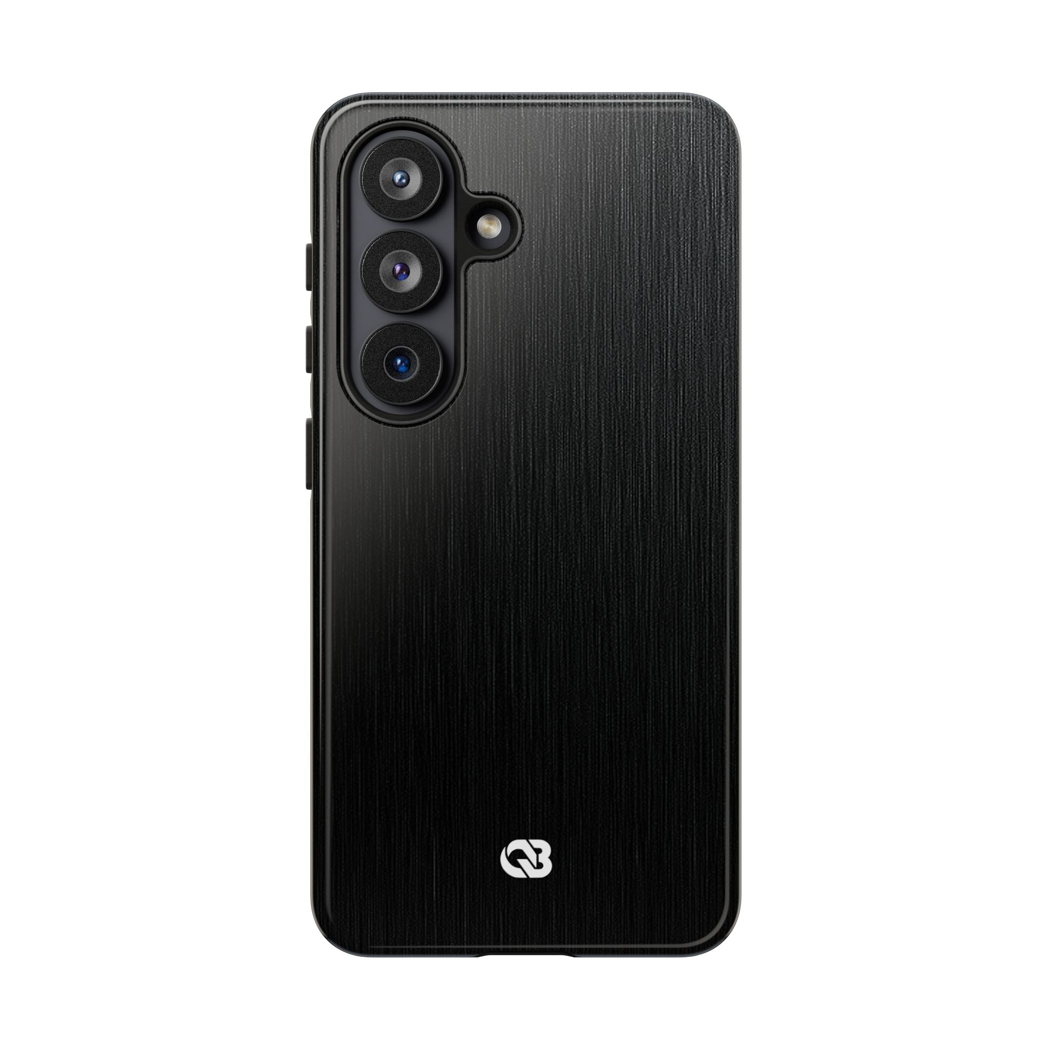 Black Tough Phone Case for Samsung - Brushed Obsidian Slate