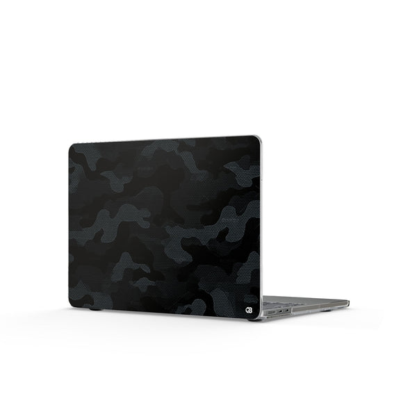 Blackout Urban Camo · Clear Hard Case for MacBook · Black