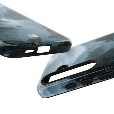 Silent Nordic Fjord · Tough Phone Case for Samsung · Blue