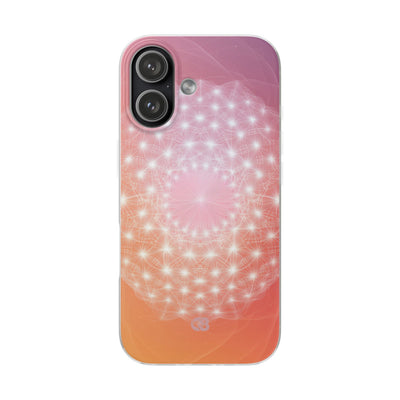 Radiant Stardust Mandala · Soft Phone Case for iPhone