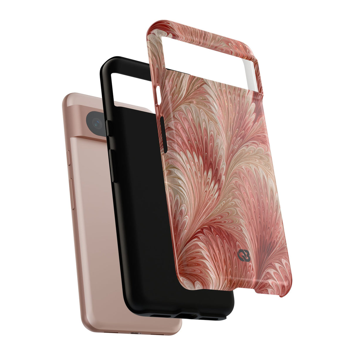 Blush Petal Plume · Tough Phone Case for Pixel ·  Pink