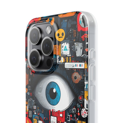 Digital Eye Blue iPhone 15 Pro Max Skal - Mjuk