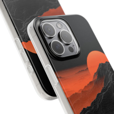 Solar Ridge Mesh · Lite Phone Case for iPhone ·  Black