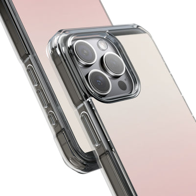 Blush Horizon · Clear Impact Magnetic Phone Case for iPhone ·  Pink