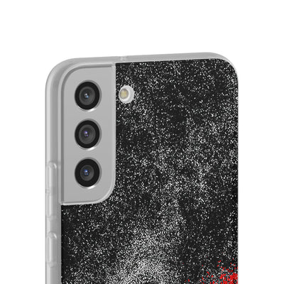 Crimson Noir Drip · Lite Phone Case for Samsung · Black
