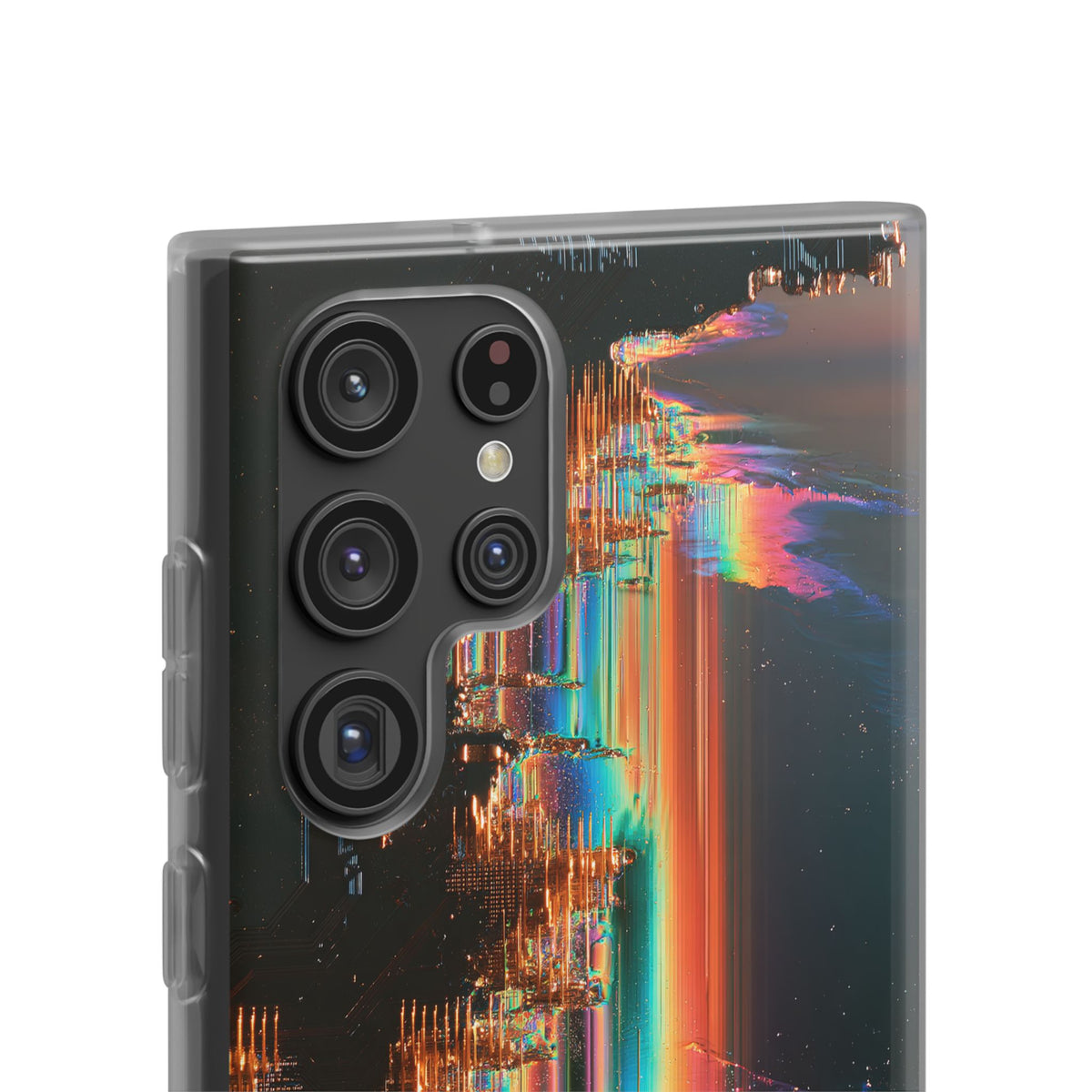 Prismatic Circuit · Lite Phone Case for Samsung · Black