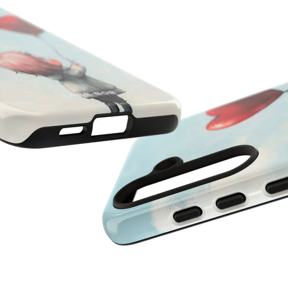 Heart Balloon Glow Samsung S24 Case - Tough