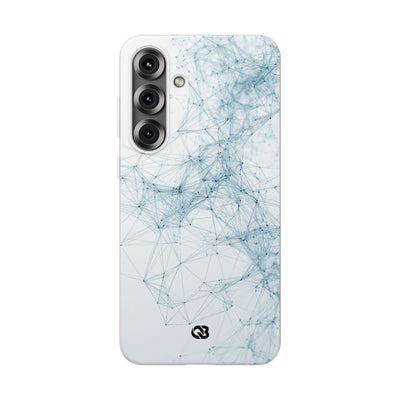 Blue Lite Phone Case for Samsung - Glacial Neural Web
