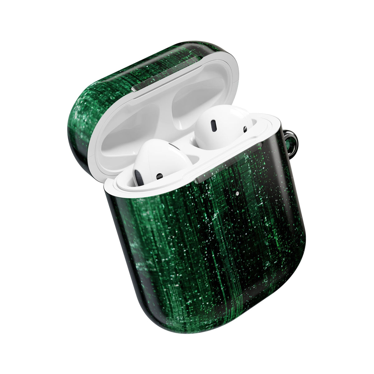 Emerald Void · Hard Case for AirPods & AirPods Pro · Green