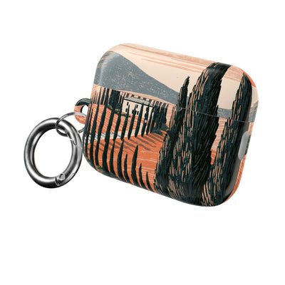 Tuscan Cypress Horizon · Hard Case for AirPods & AirPods Pro · Orange