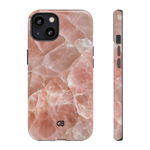 Rose Quartz Facet · Tough Phone Case for iPhone · Pink