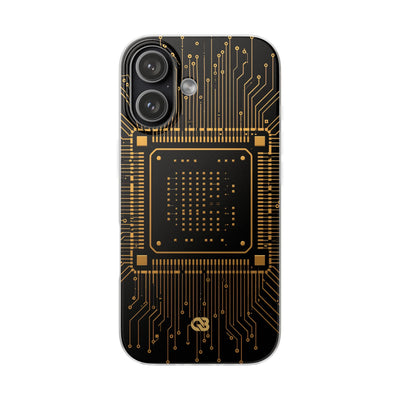 Gold Lite Phone Case for iPhone - Cyber Gold Processor